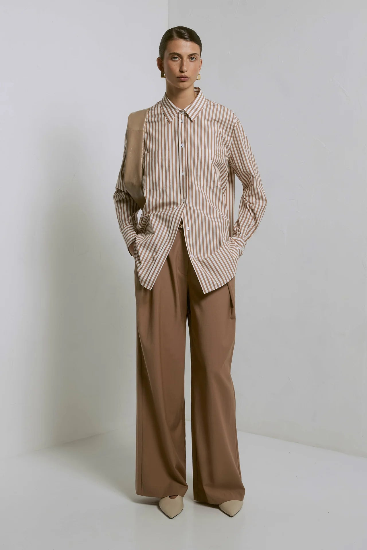 Convent Shirt - Cameo Stripe