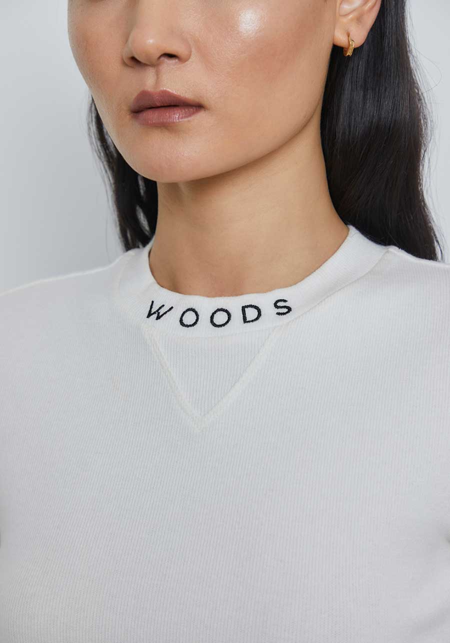 Woods Rib Crew - Ivory