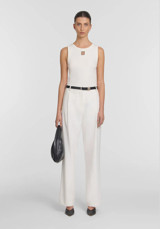 V&W  Metal Tank - Ivory