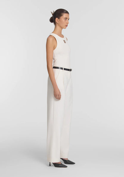 V&W  Metal Tank - Ivory