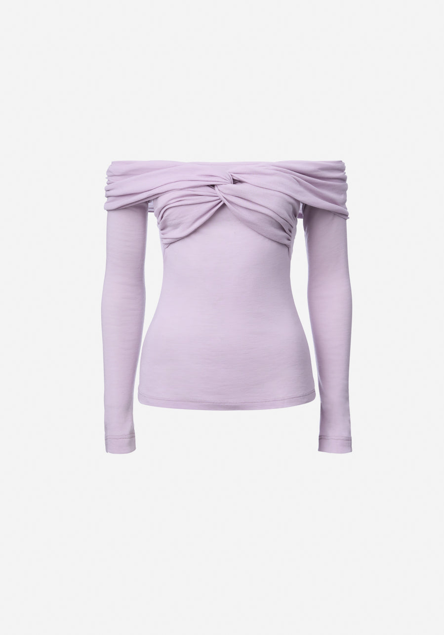 Titanic Merino Top -  Lavender