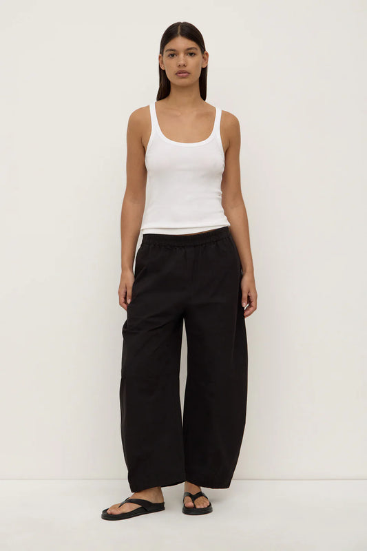 Lola Barrel Pant - Black