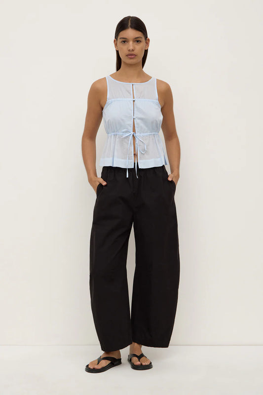 Lola Barrel Pant - Black