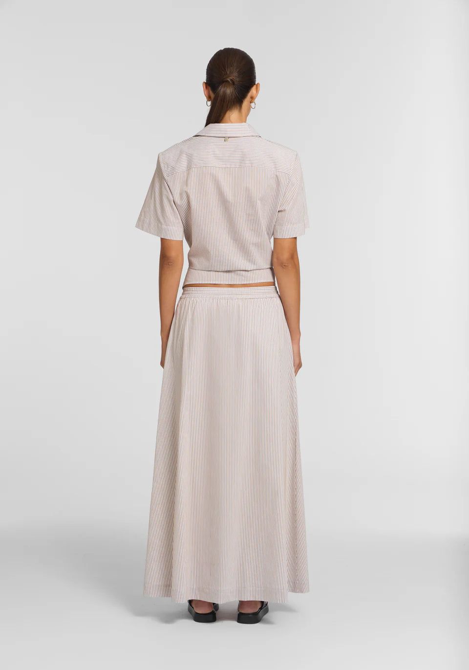 Tenfold Skirt - Cosmos Stripe