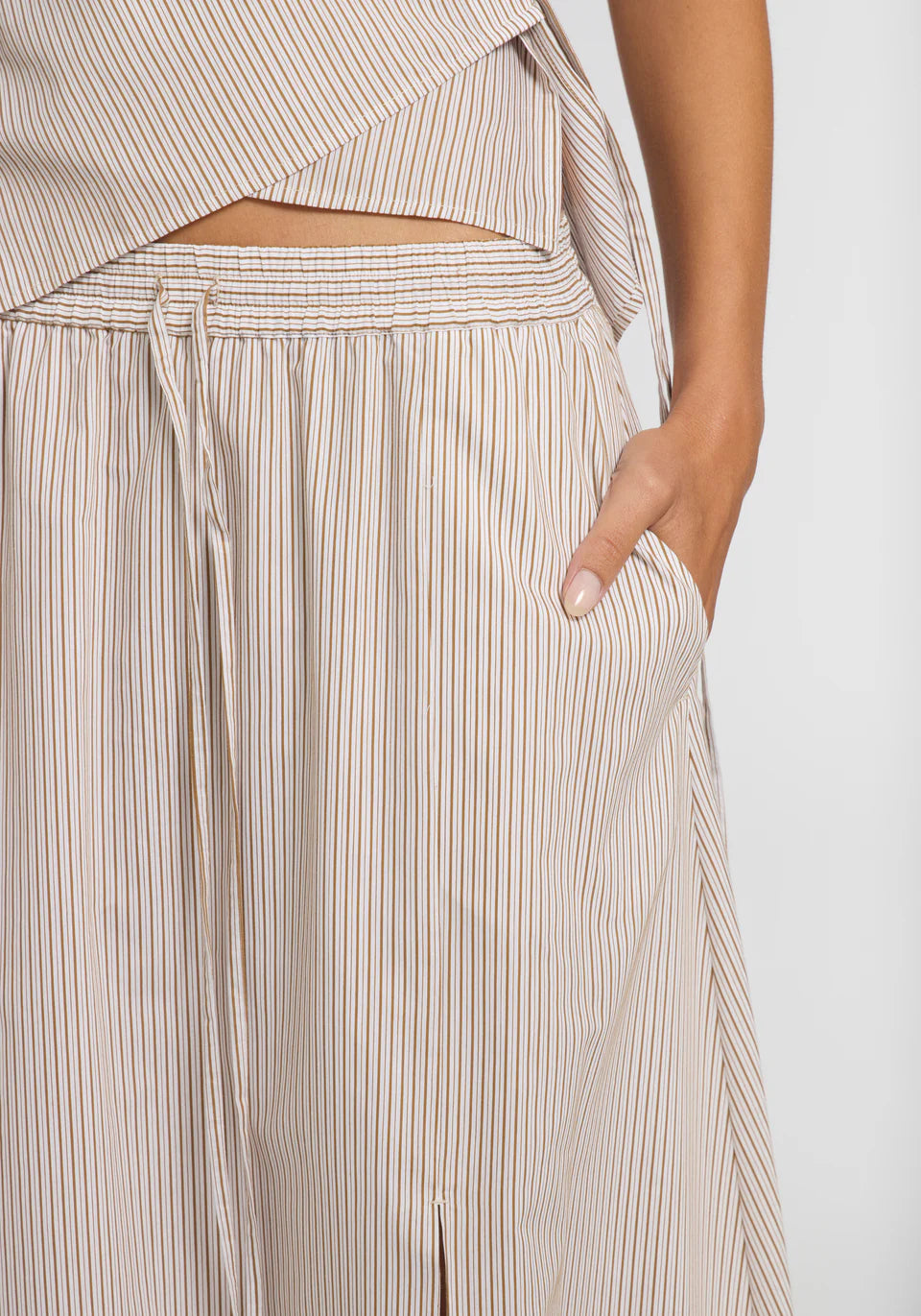 Tenfold Skirt - Cosmos Stripe