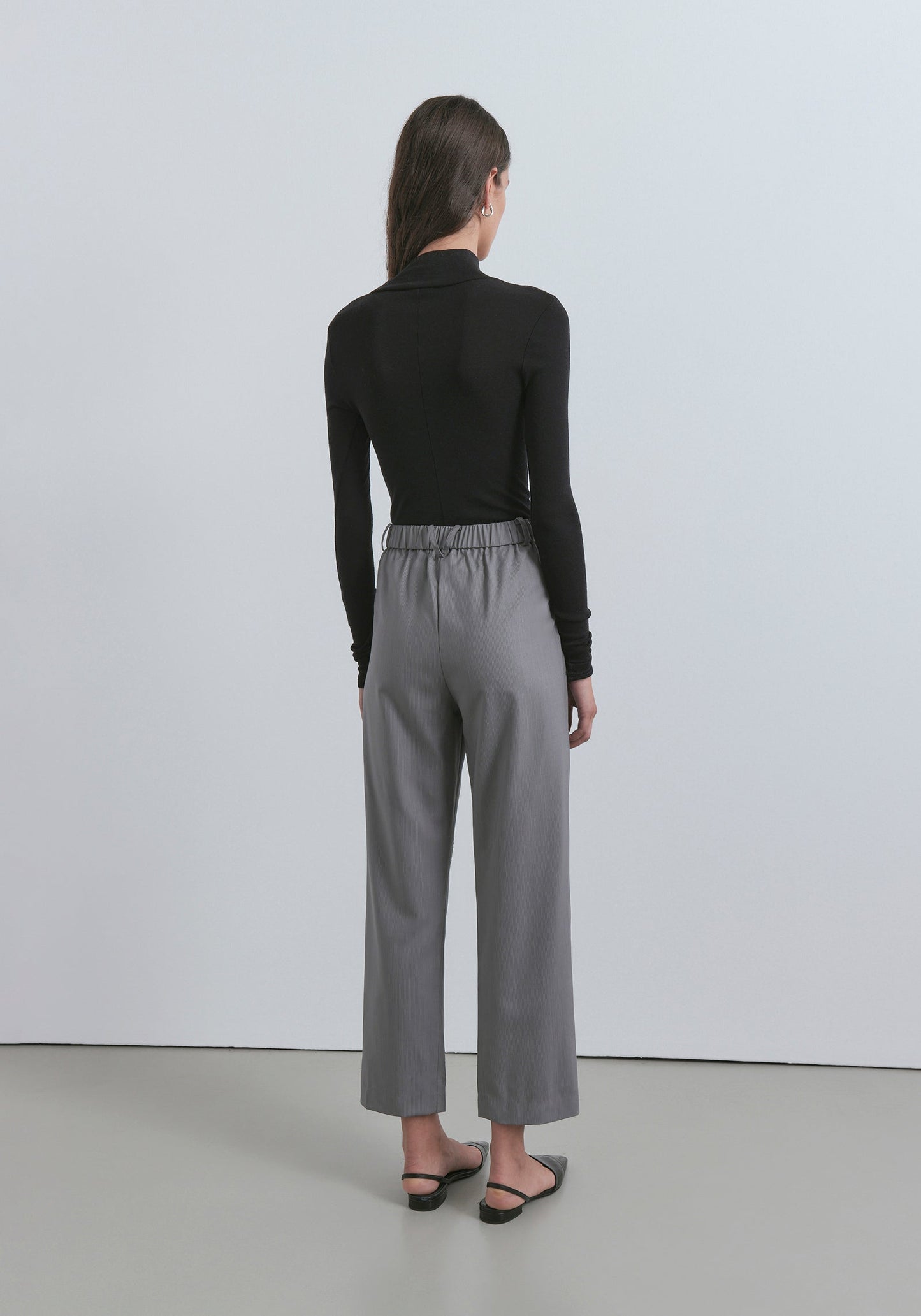 Brownlow Wool Trouser - Cambridge Stripe