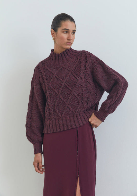 Goodfellow Merino Knit - Redwood