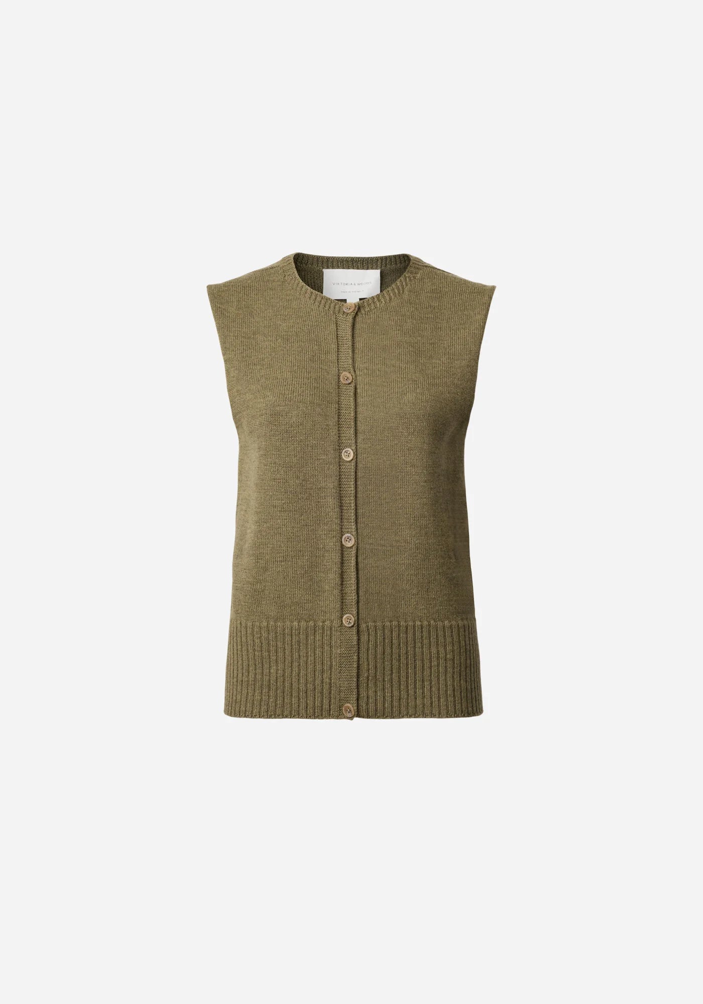 Julian Vest - Khaki Marle