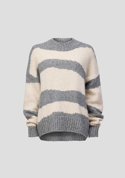 Dalliance Knit - Bone Grey Marle