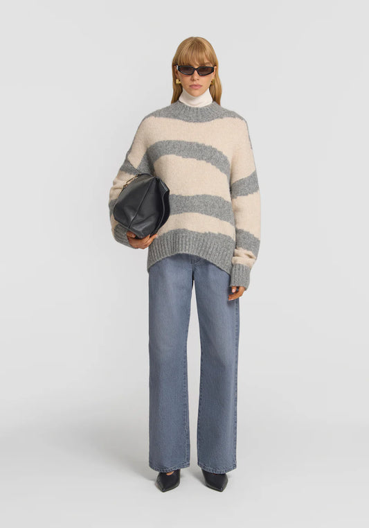 Dalliance Knit - Bone Grey Marle