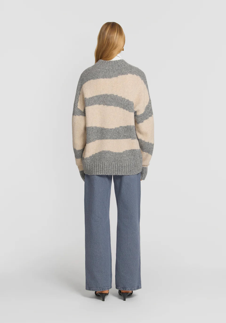 Dalliance Knit - Bone Grey Marle