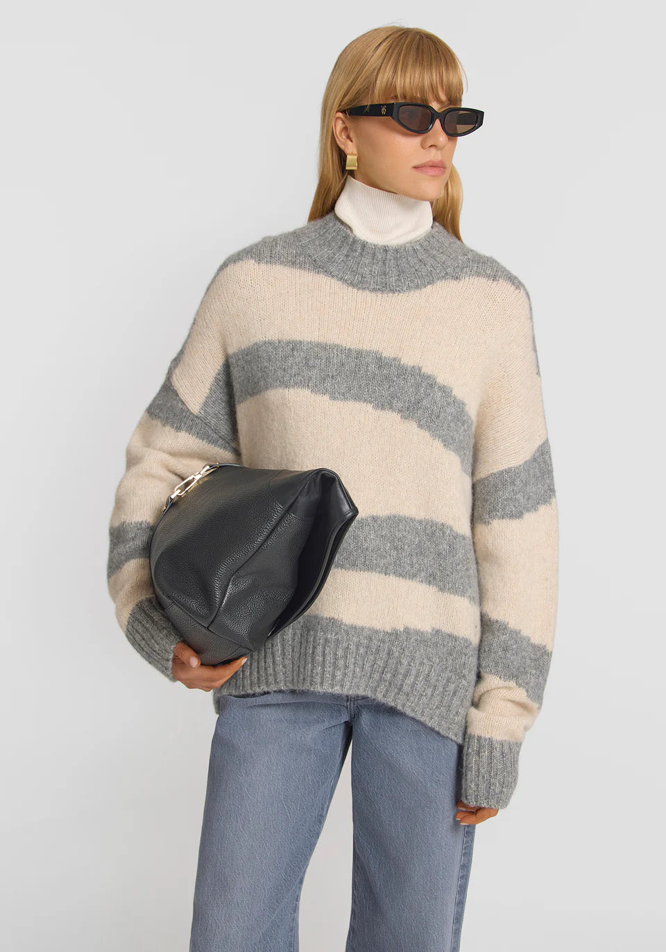 Dalliance Knit - Bone Grey Marle