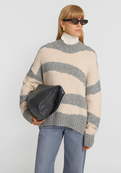 Dalliance Knit - Bone Grey Marle