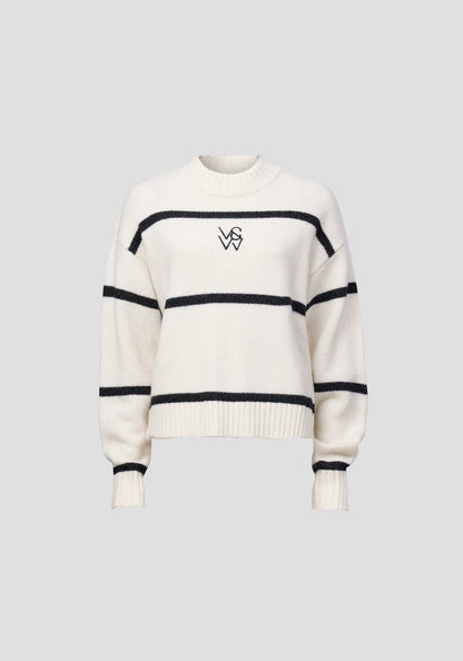 Invictus Knit - Ivory /Charcoal