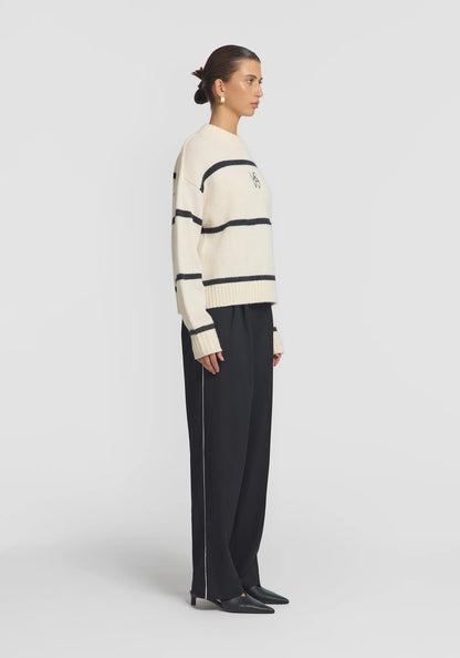 Invictus Knit - Ivory /Charcoal