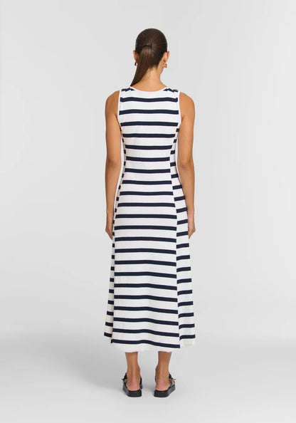 Joker Dress - Royal Blue Stripe
