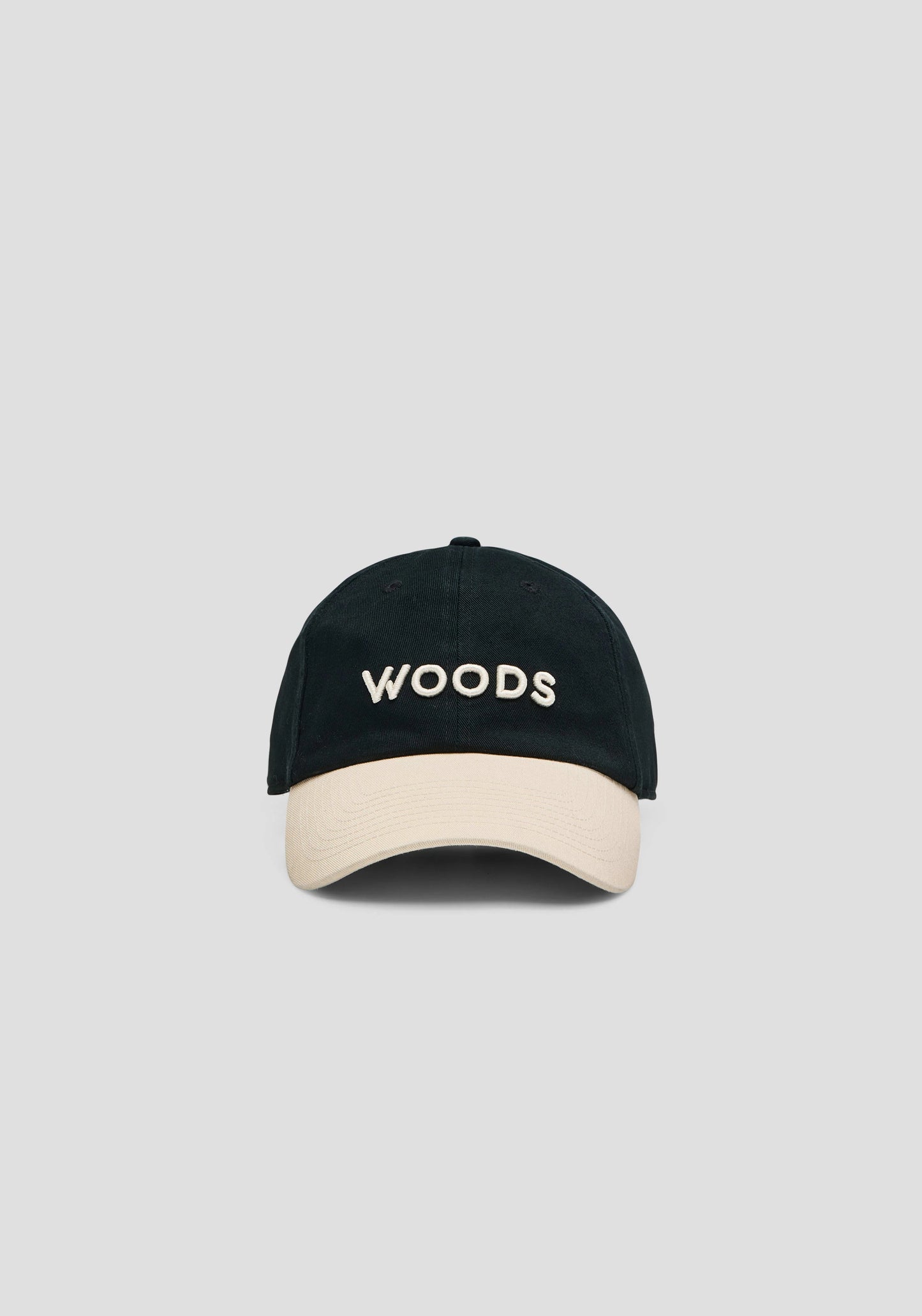 Woods Cap - Black/Ecru