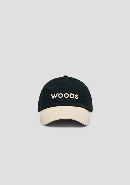 Woods Cap - Black/Ecru