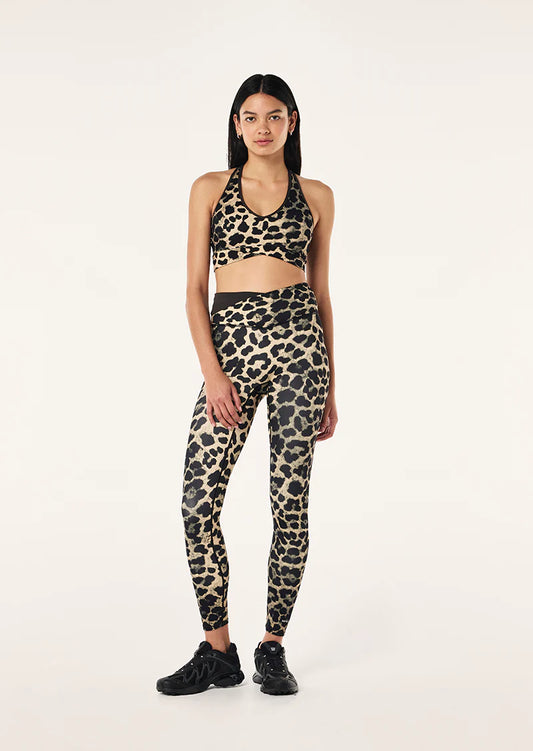 Wander FL Legging - Leopard/Smokestone