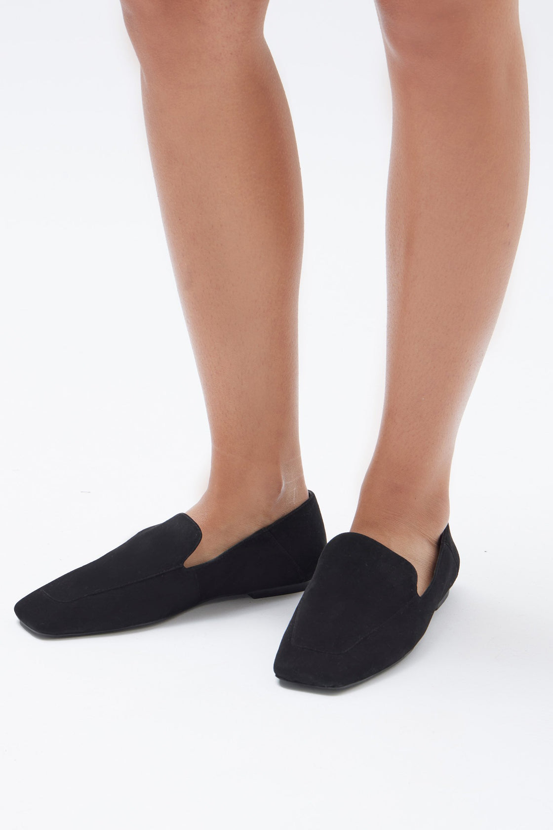 Willow Suede Loafer - Black