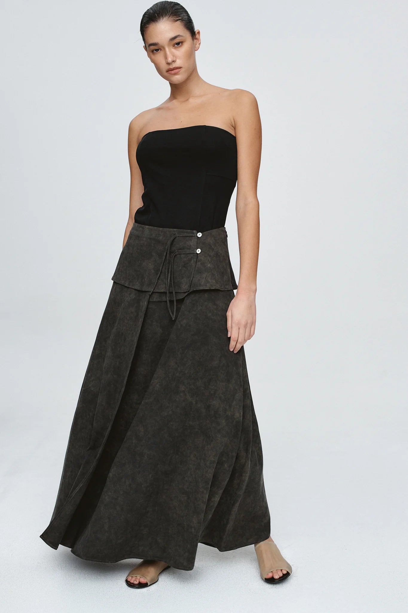 Taffy Skirt - Washed Black