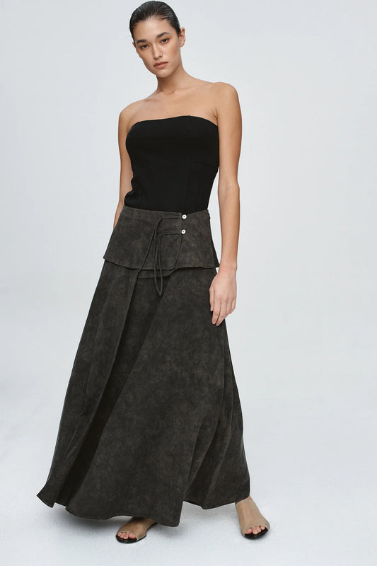 Taffy Skirt - Washed Black