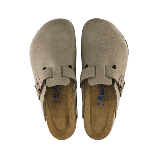 Boston - SFB - Taupe Suede Leather - Narrow