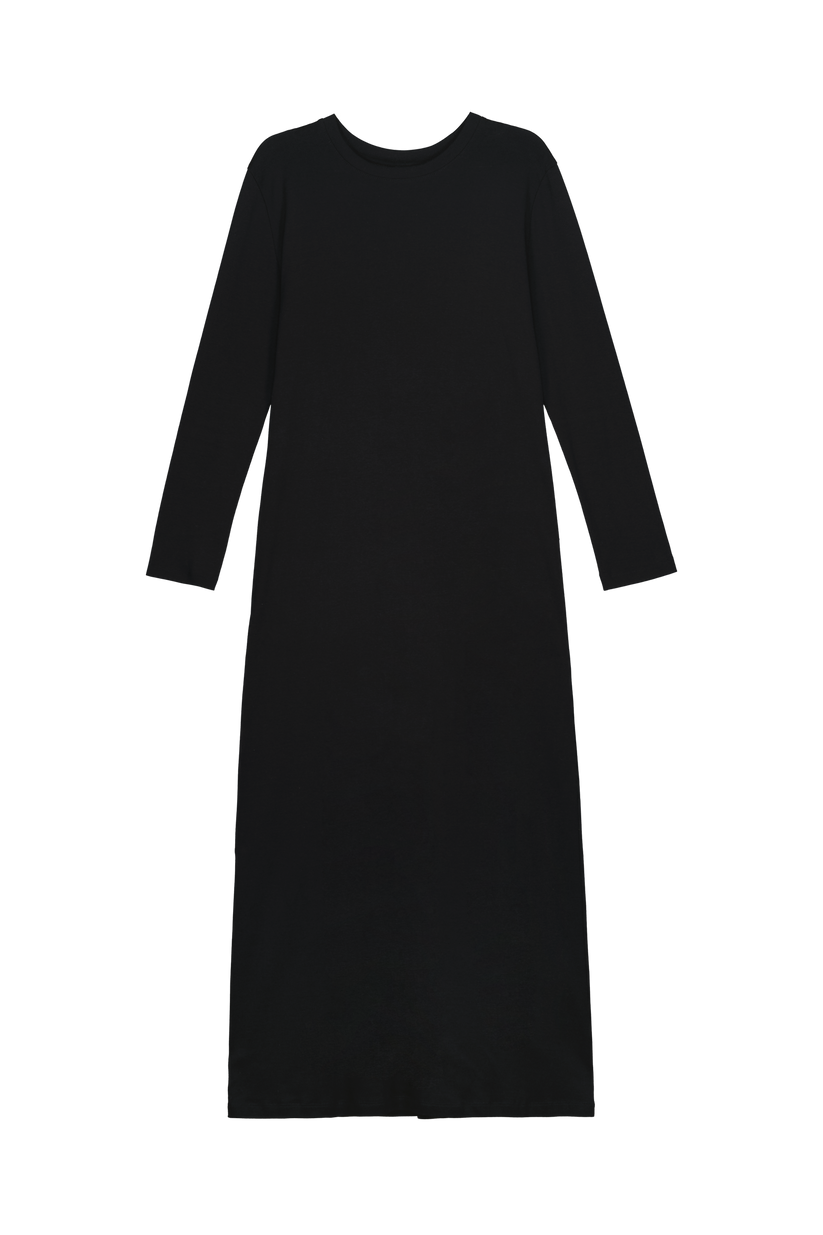 Column Dress - Black