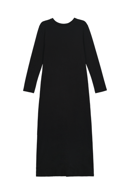 Column Dress - Black