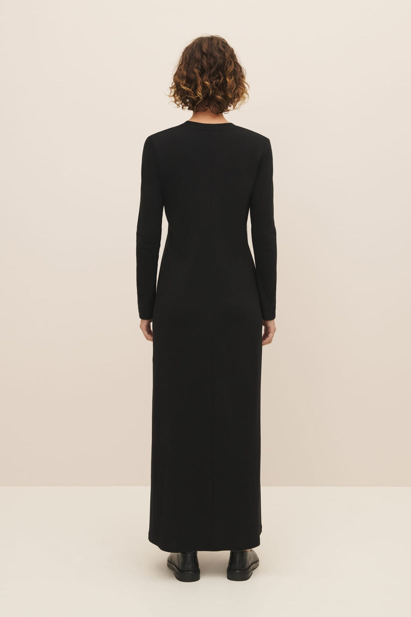 Column Dress - Black