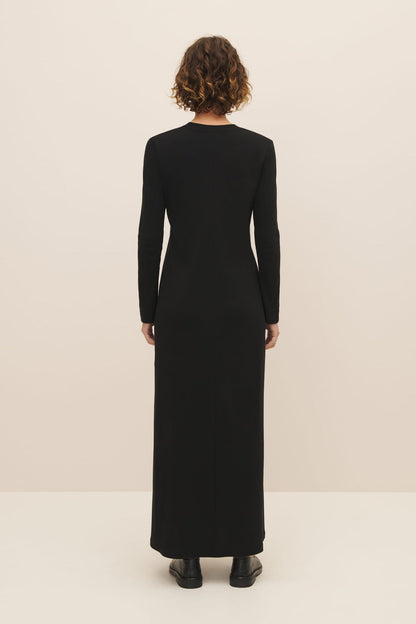 Column Dress - Black