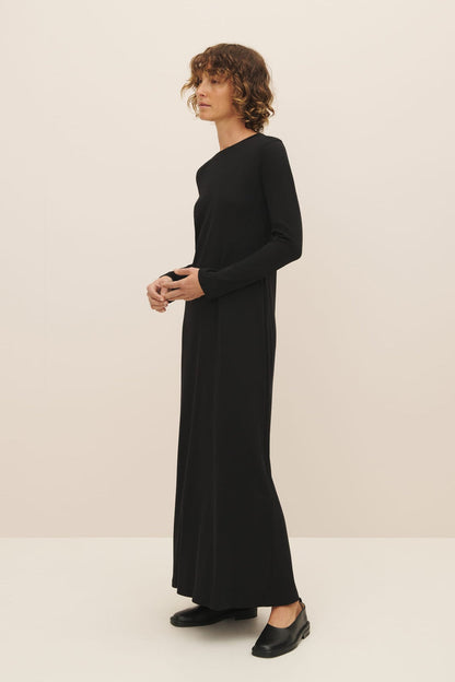 Column Dress - Black