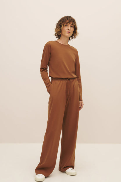 Drawcord Pant - Burnt Umber