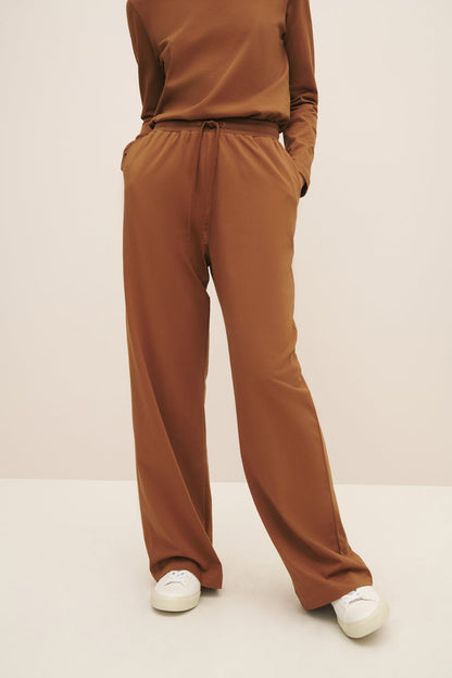 Drawcord Pant - Burnt Umber