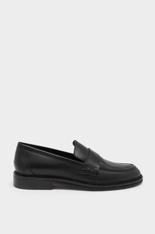 Jada Leather Loafer -Black