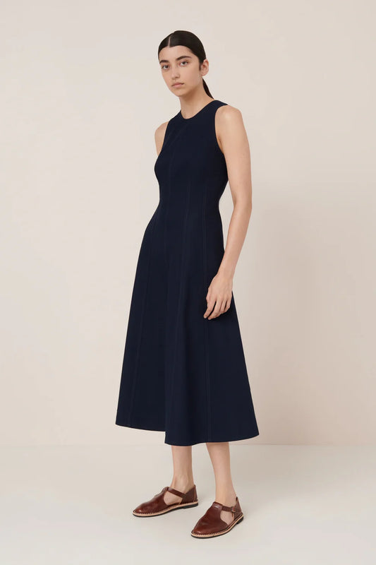Frame Work Dress - Evening Navy
