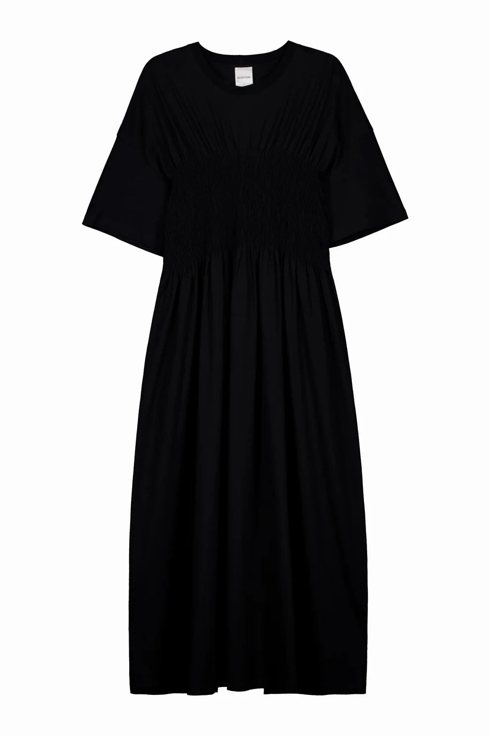 Gathered Dress - Black