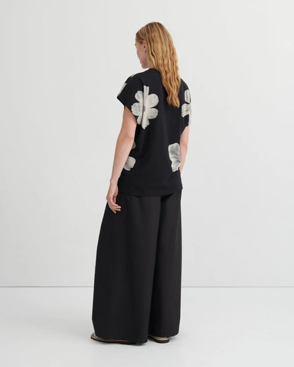 Geometry Tee - Monochrome Floral