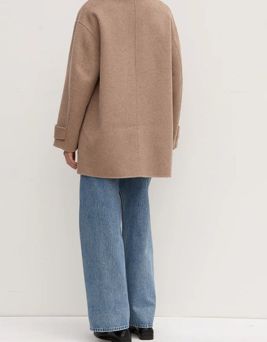 Pierra Wool Coat - Sable Marle