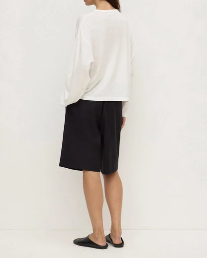 Flora Wide SS Tee - Antique White