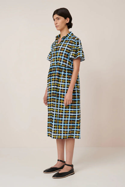 Impression Dress - Neon Tartan
