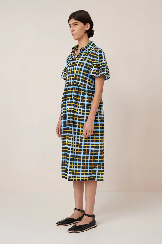 Impression Dress - Neon Tartan