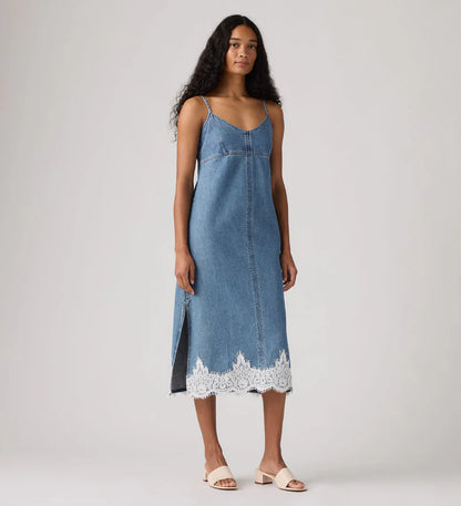 90's Denim Slip Dress - Slipped My Mind