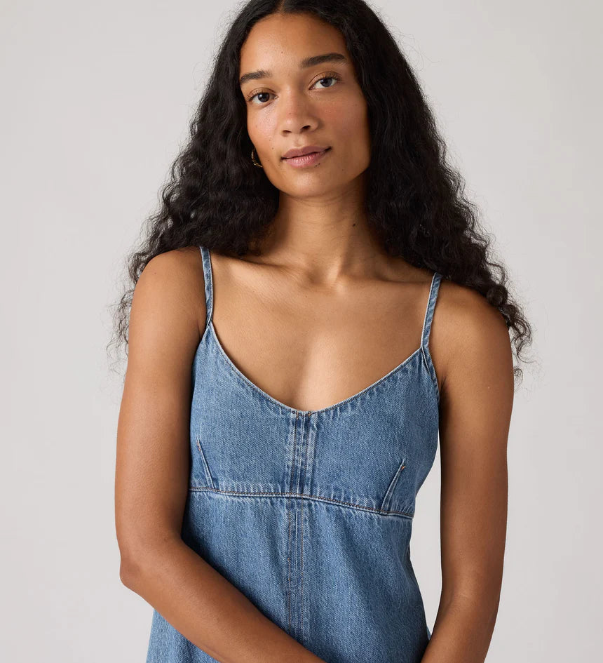 90's Denim Slip Dress - Slipped My Mind