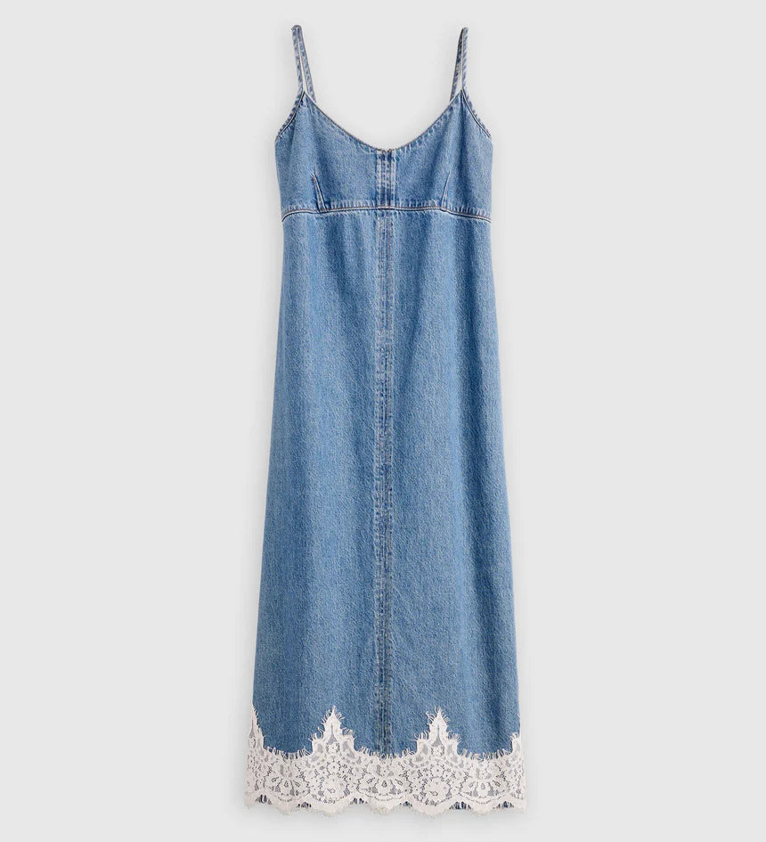 90's Denim Slip Dress - Slipped My Mind