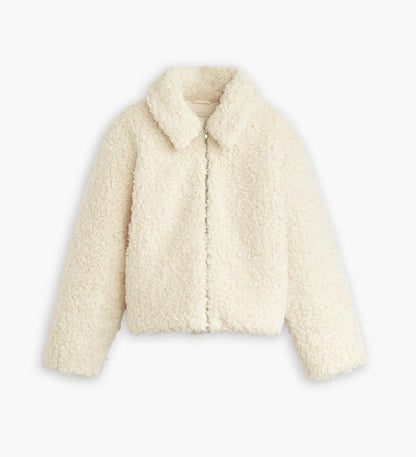 Kate Sherpa Jacket - White Swan