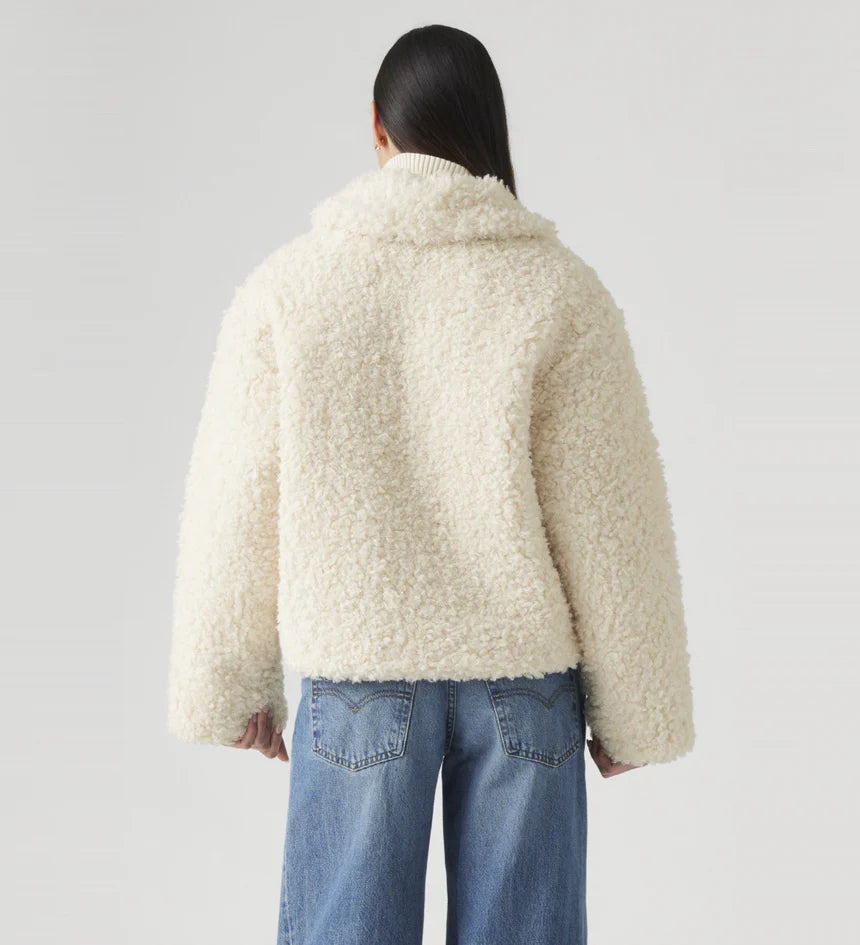 Kate Sherpa Jacket - White Swan