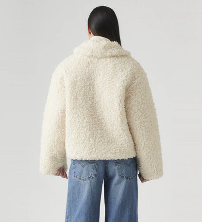 Kate Sherpa Jacket - White Swan