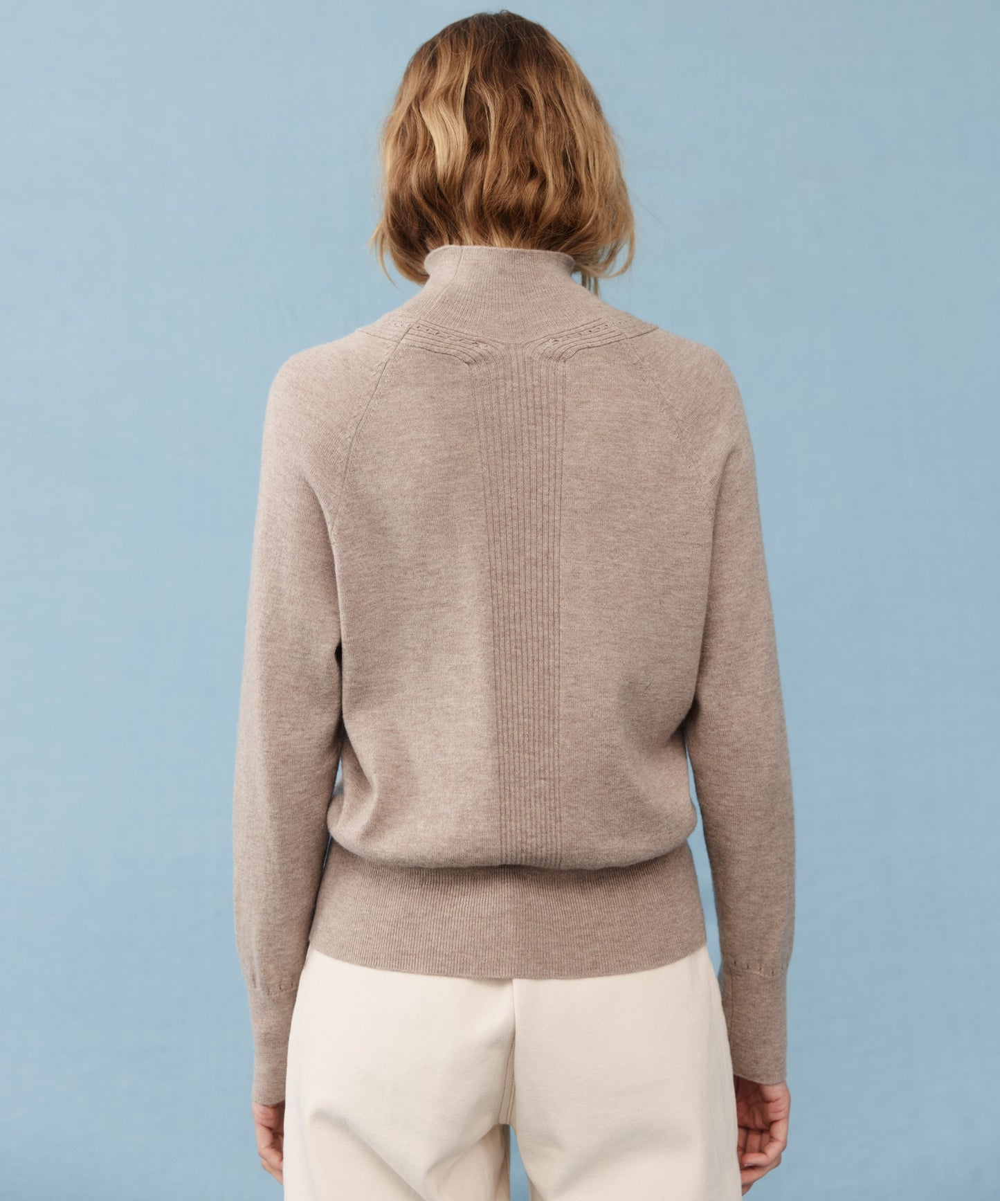 Phoebe Wool Pullover - Sand