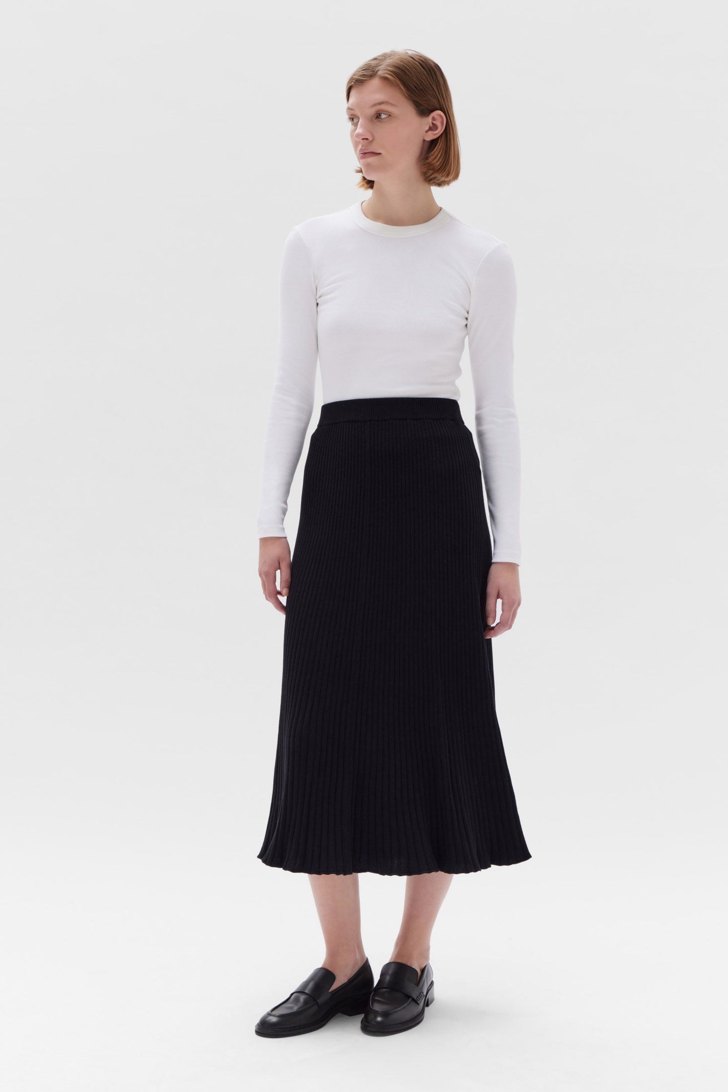 Freya Knit Skirt - Black